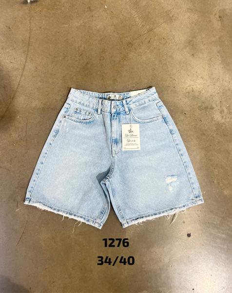 Шорты Jeans Club (34-40) 1276 l.blue (лето)