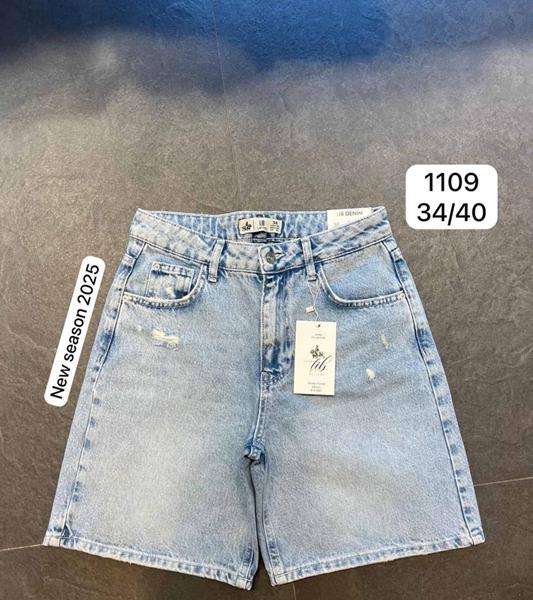 Шорты Jeans Club (34-40) 1109 l.blue (лето)