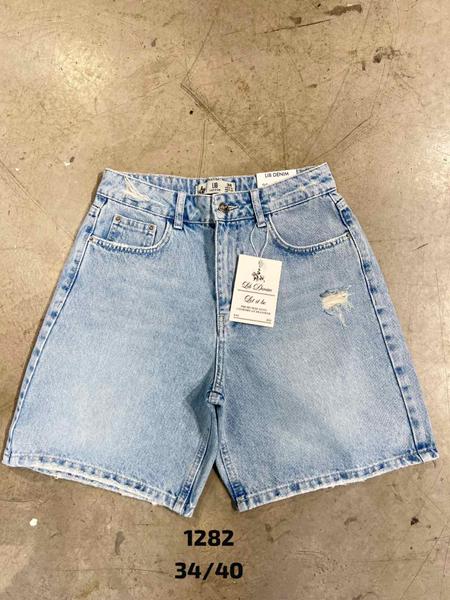 Шорты Jeans Club (34-40) 1282 l.blue (лето)