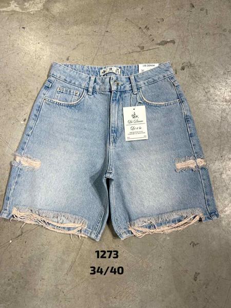 Шорты Jeans Club (34-40) 1273 l.blue (лето)
