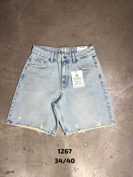 Шорты Jeans Club (34-40) 1267 l.blue (лето)