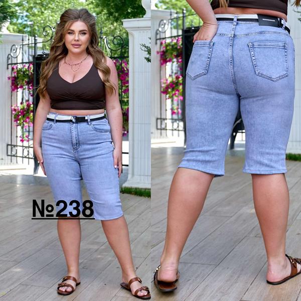 Шорты Jeans Club (32-42) 238 blue (лето)
