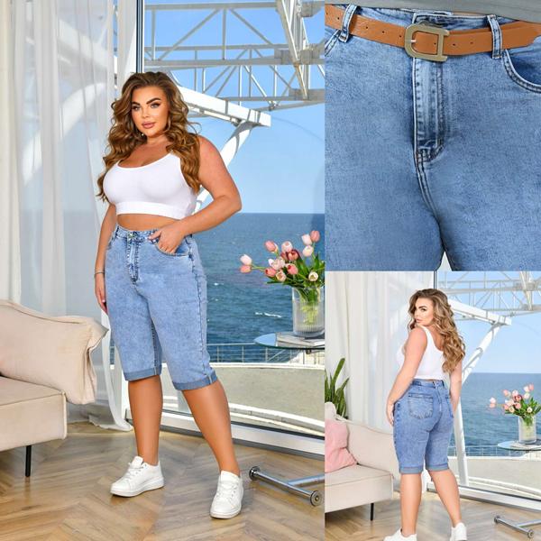 Шорты Jeans Club (32-42) 237 blue (лето)