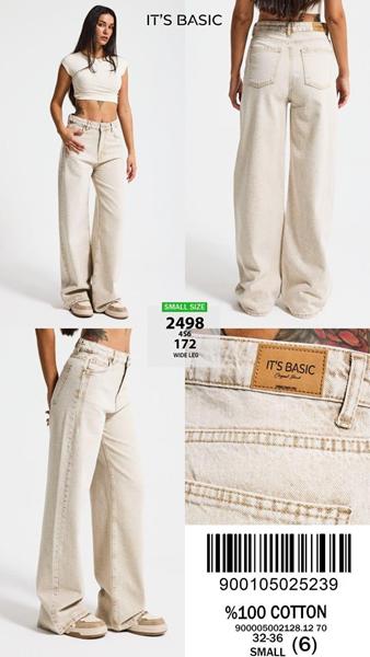 Джинсы Jeans Club (32-36) 2498-4S6-172 beige (деми)