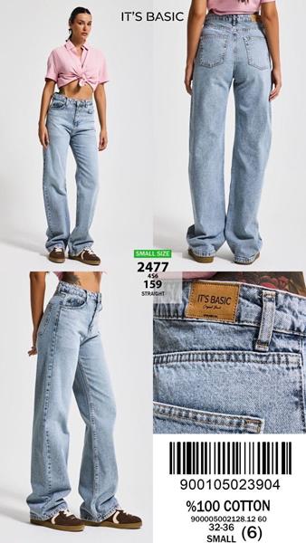 Джинсы Jeans Club (32-36) 2477-4S6-159 l.blue (деми)