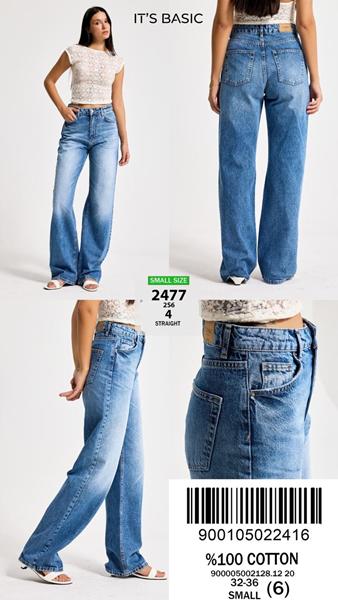 Джинсы Jeans Club (32-36) 2477-2S6-4 blue (деми)