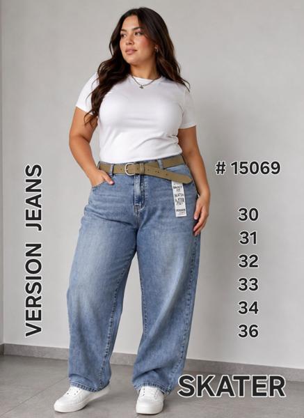 Джинсы Jeans Club (30-36) 15069 l.blue (деми)