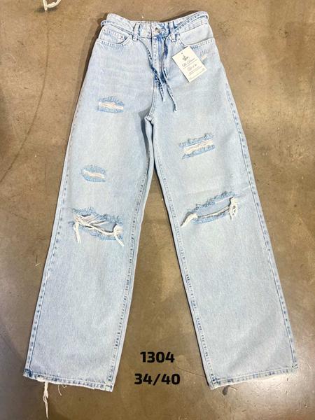 Джинсы Jeans Club (34-40) 1304 l.blue (деми)