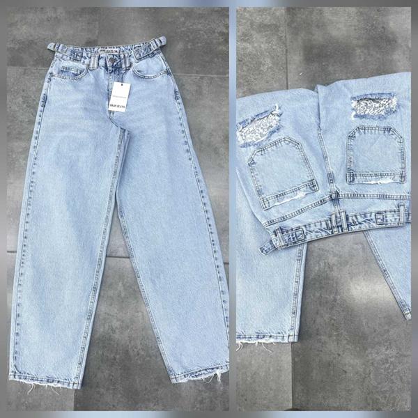 Джинсы Jeans Club (34-40) 2492 l.blue (деми)