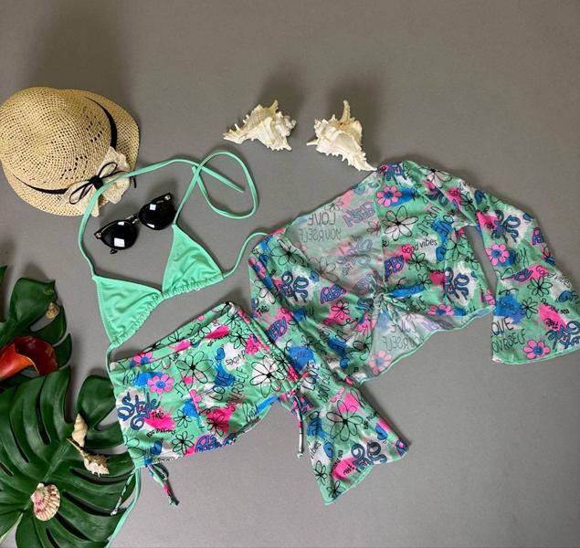 Комплект Sun&Sea (30-38) 1854-1 l.green (лето)