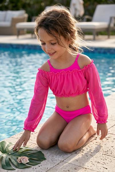 Комплект Sun&Sea (30-38) 3343 fuchsia (лето)