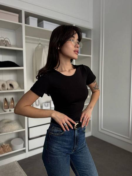 Боди Arina (42-48) 1592 black (лето)
