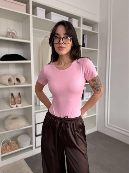 Боди Arina (42-48) 1592 pink (лето)