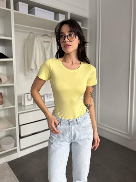 Боди Arina (42-48) 1592 yellow (лето)