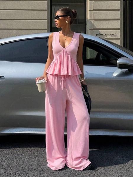 Костюм Arina (42-48) 1767 pink (лето)