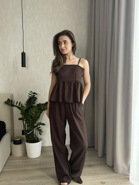 Костюм Arina (42-48) 1769 brown (лето)