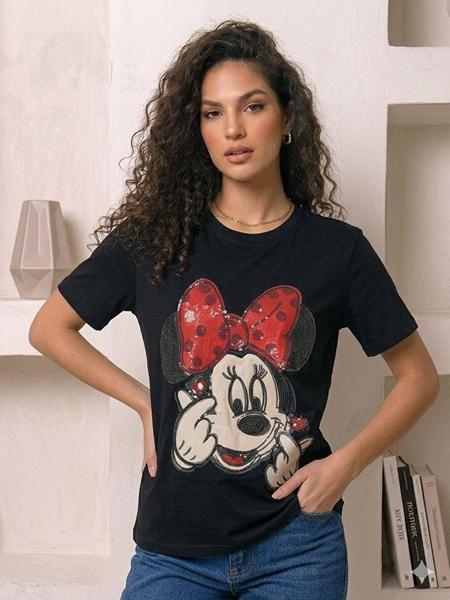 Футболка Arina (42-48) 2762-3 black (лето)