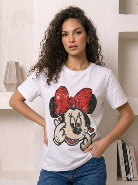 Футболка Arina (42-48) 2762-3 white (лето)