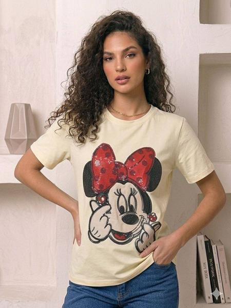 Футболка Arina (42-48) 2762-3 yellow (лето)