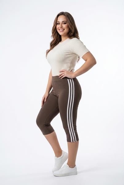 Бриджи Sport style (2XL-5XL) 066 brown (лето)
