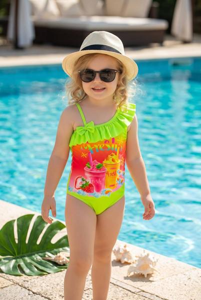 Купальник DFK kids (28-36) 724 green (лето)