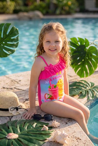Купальник DFK kids (28-36) 724 pink (лето)
