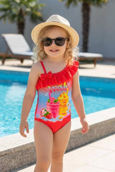 Купальник DFK kids (28-36) 724 red (лето)
