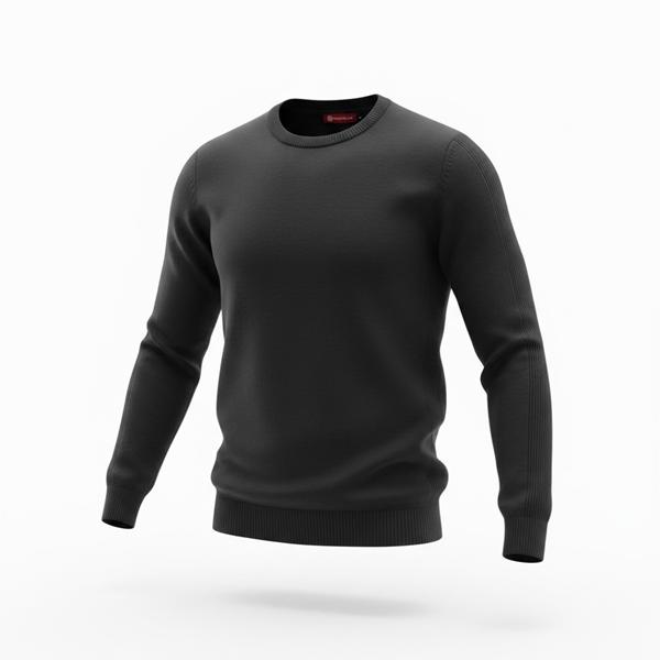 Свитер 2BRO (L-4XL) 913 black (деми)