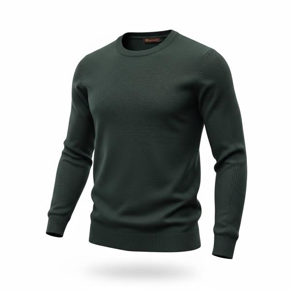 Свитер 2BRO (L-4XL) 913 d.green (деми)