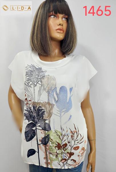 Футболка LIDA (52-62) 1465 white (лето)