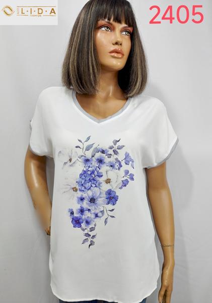 Футболка LIDA (52-62) 2405 white (лето)