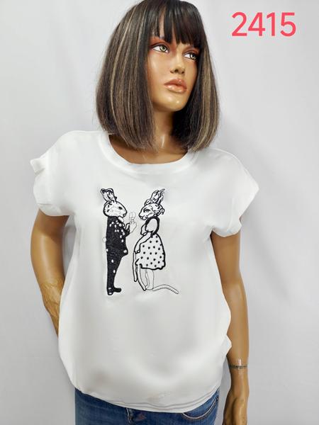 Футболка LIDA (52-62) 2415 white (лето)