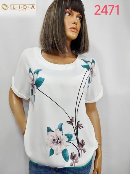 Футболка LIDA (52-62) 2471 white (лето)