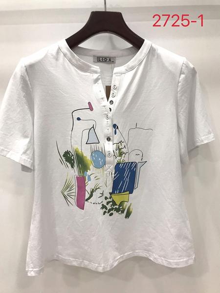 Футболка LIDA (52-62) 2725-1 white (лето)