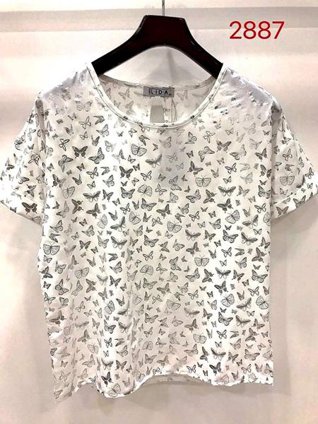 Футболка LIDA (50-60) 2887 white (лето)