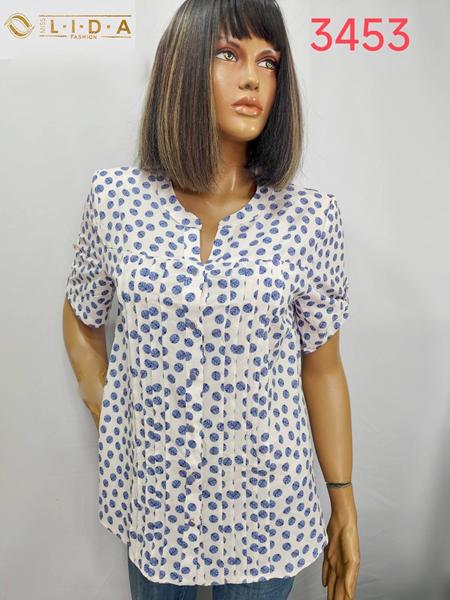 Рубашка LIDA (52-62) 3453 white (лето)