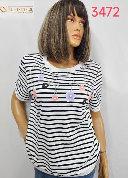 Футболка LIDA (52-62) 3472 white (лето)