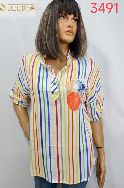 Блузка LIDA (52-62) 3491 yellow (лето)