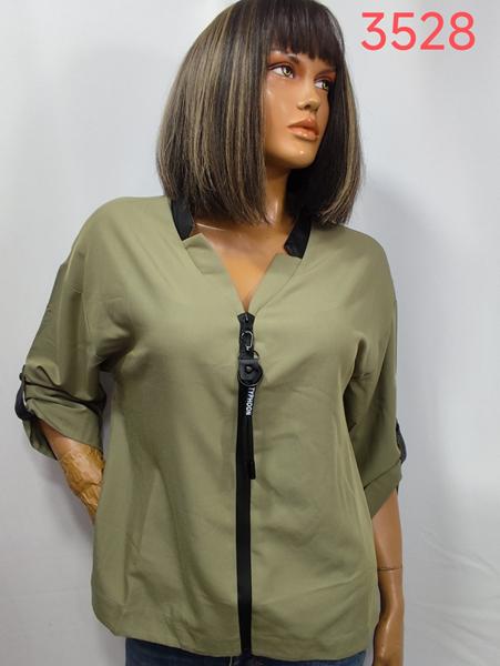Кофта LIDA (52-62) 3528 khaki (деми)