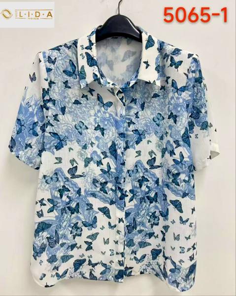 Рубашка LIDA (52-62) 5065-1 l.blue (лето)