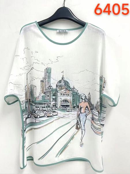 Футболка LIDA (52-62) 6405 white (лето)