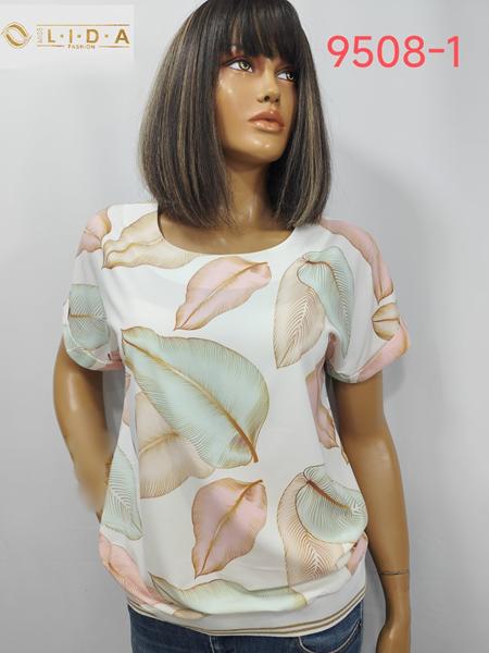 Футболка LIDA (52-62) 9508-1 white (лето)