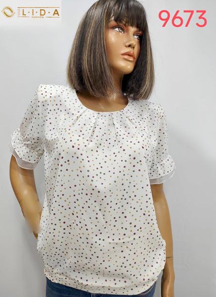 Футболка LIDA (52-62) 9673 white (лето)