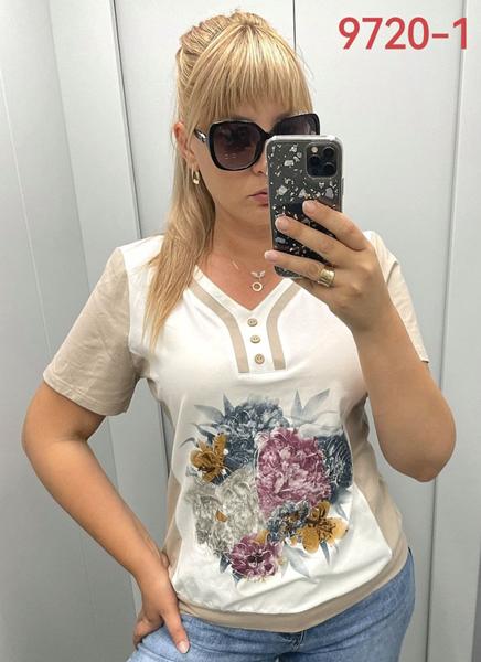 Футболка LIDA (50-60) 9720-1 beige (лето)