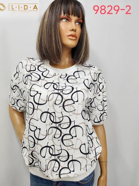 Футболка LIDA (52-62) 9829-2 white (лето)
