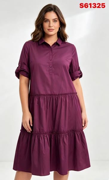 Платье LIDA (50-60) S61325 wine (лето)