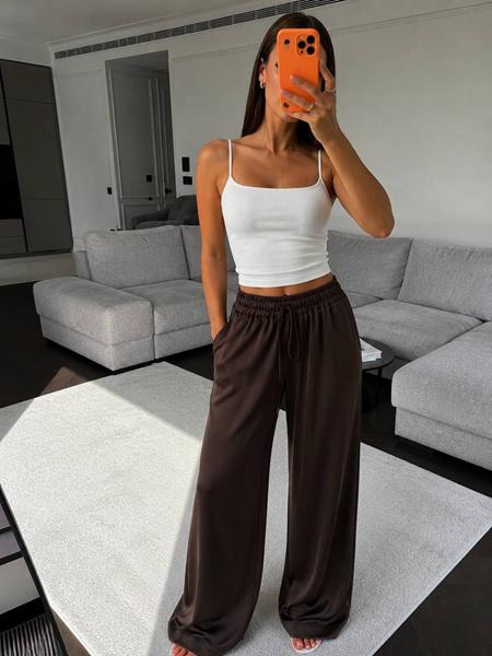 Штаны спорт Akulova (42-50) 2903 brown (лето)