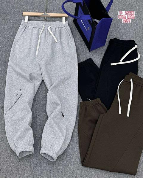 Штаны спорт F.T.H (31-36) 2671 l.grey (деми)