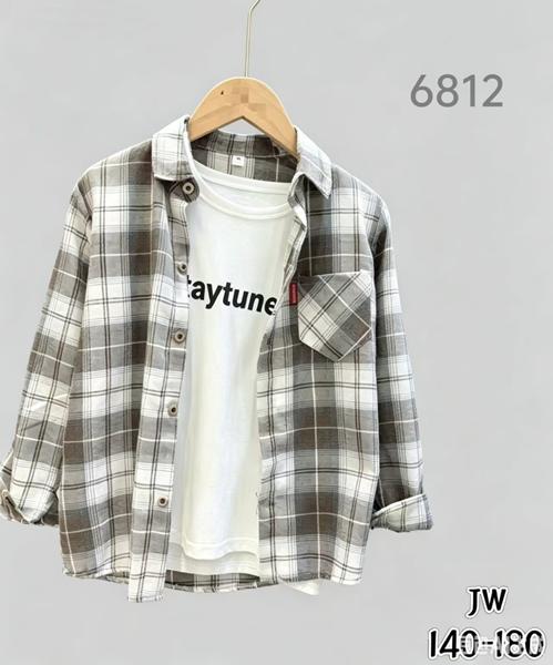 Рубашка Flong (140-180) 6812 l.grey (деми)