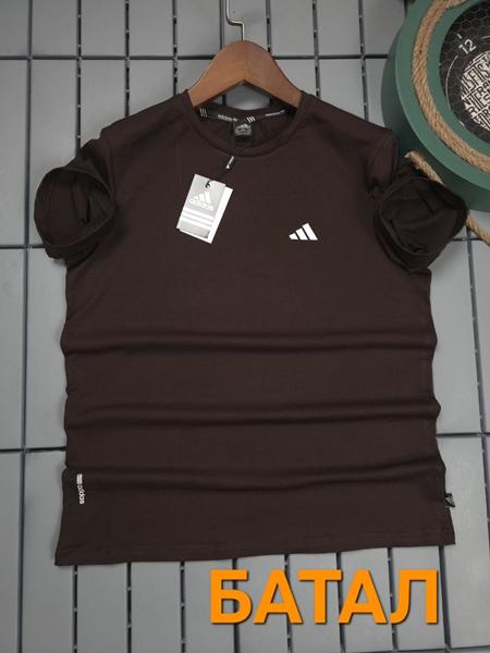 Футболка Hous Of Timur (3XL-7XL) HT2985 brown (лето)